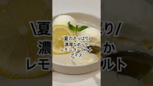 レモンヨーグルトアイス🍋🍦
