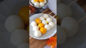 【豆腐で作る】お月見団子🌕#glutenfree #簡単レシピ #和菓子 #おうちカフェ #グルテンフリー #お菓子作り