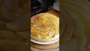 材料4つ！フライパンでりんごケーキ作り方！