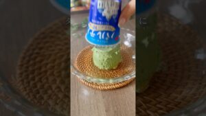 むっちり抹茶のレアチーズケーキ🍵🧀✨️