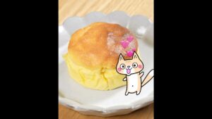 【材料4つ❣️ダイエット】米粉のスフレケーキの作り方