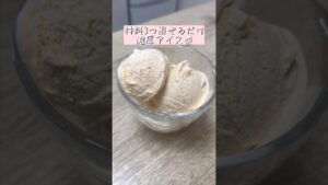 材料3つ！ふわふわ濃厚アイスの作り方🍨