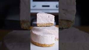 材料3つ！フルーチェで作る！いちごレアチーズケーキ作り方！#簡単レシピ