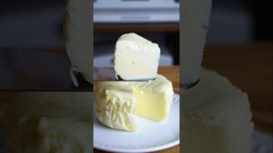 材料4つ！レンジで2分！なめらかチーズケーキ作り方！#簡単レシピ