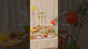 誕生日会メニュー🎂 #おうちカフェ #不器用 #お菓子作り #簡単レシピ #おうちごはん #誕生日パーティー