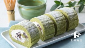 ふんわり。抹茶のスフレロール / お菓子のレシピ