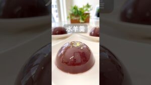 つるんと美味しい /水ようかん　#簡単レシピ #おうちカフェ #和菓子作り #水羊羹