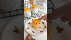 材料3つ オレンジジュースで簡単オレンジマフィン🍊 #お菓子作り #簡単スイーツ #簡単おやつ #マフィン #ホットケーキミックス #muffins #オレンジジュース
