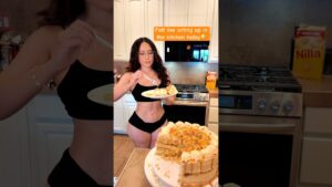 Banana pudding cake……..