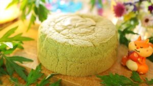 よもぎスポンジケーキの作り方・レシピ【摘んだヨモギの若葉を使ったふんわり簡単レシピ】｜Coris cooking