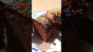 How to make Chocolate cake w/ no chocolate 🍫チョコなし　チョコレートパウンドケーキの作り方　レシピ #shorts