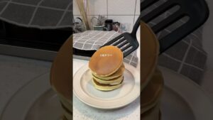 ハニーバターパンケーキ🥞🍯🧈 #お菓子作り #手作りお菓子 #お菓子レシピ #パンケーキ #ホットケーキ