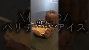 材料2つバリチョコアイス🫠#アイス#簡単レシピ