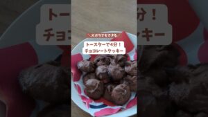 トースターで4分！チョコレートクッキー
