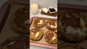 S’mores Cookies 🍪🤎🍫 #baking #bakingrecipe #cookies #smores #recipe
