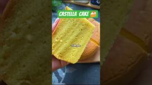 The Secret Behind Japan's Fluffiest Cake#castellacake #castella #fluffycake #cakerecipe #cakeshorts