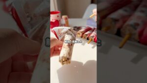 【簡単スイーツ】ポッキーアイス（持ち手検証） #shorts