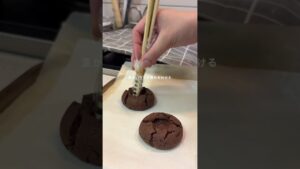 混ぜるだけで簡単🎶チョコガナッシュクッキー🍫 #お菓子作り #手作りお菓子 #お菓子レシピ #クッキー #手作りクッキー
