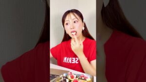 バナナヨーグルトアイス vs 映画 🍌🍒🍫#簡単レシピ #美肌レシピ #mukbang #shorts