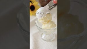【材料3つ】ブンブンチョッパーで簡単！パインヨーグルトアイス🍍🍨✨️ #パティシエ #簡単レシピ #お菓子作り #おうちカフェ #アイス