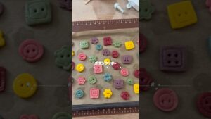 ボタンクッキー🎀🍪#手作りクッキー #クッキー作り #sweet #cookies #ボタンクッキー