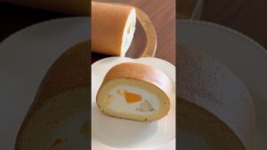 ワンボウルで作れる自慢のフルーツロール作ったよ#ロールケーキ #フルーツロール #簡単お菓子作り #ケーキ作り #まいおか研