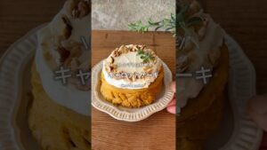 レンチン2分半！キャロットケーキ #簡単レシピ #おうちカフェ