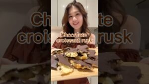 Giving my croissants a makeover 🥐 🍫 #baking #easyrecipe