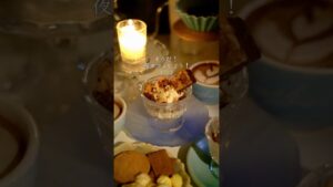 パティシエ本気の夜カフェ #お菓子作り #パティシエ #おうちカフェ