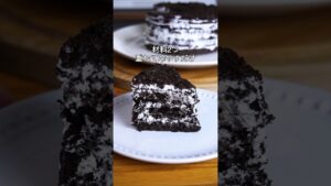 材料2つ！重ねて冷やすだけ！オレオケーキ作り方！#簡単レシピ #お菓子作り #オレオ