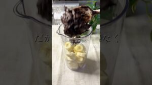#チョコバナナ麹アイス#麹レシピ#無添加レシピ