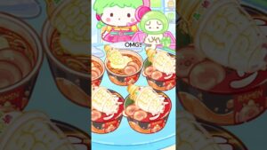 アイスラーメンのレシピ🍦🍜Icecreamramenrecipeフルーツ飴の達人tanghulumaster탕후루의달인mukbangゲーム女子