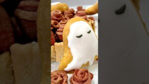薔薇とおばけ棺クッキー Roses and Coffins Ghost Cookie