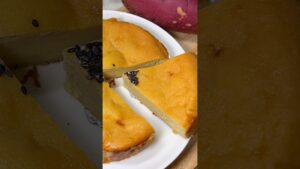 【小麦・砂糖なし】混ぜて焼くだけ!裏ごしなしでしっとり濃厚さつまいもケーキ#shorts#さつまいもケーキ作り方#さつまいもスイーツ#さつまいもレシピ#グルテンフリーケーキレシピ