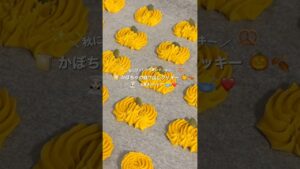 かぼちゃの絞り出しクッキーレシピ🎃💕🎀