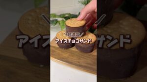 罪悪感なし！濃厚アイスチョコサンド！